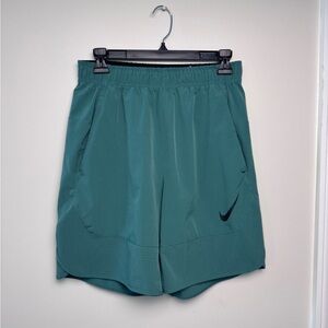 Nike Men’s Green Dri-Fit Athletic Shorts